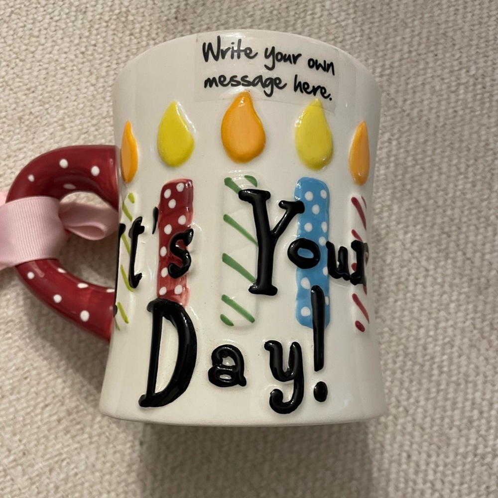 Mud pie birthday mug. New. Great birthday present.